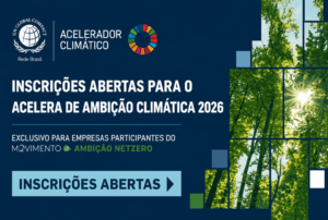 Capa descritiva do evento: Kick Off Acelerador Climático